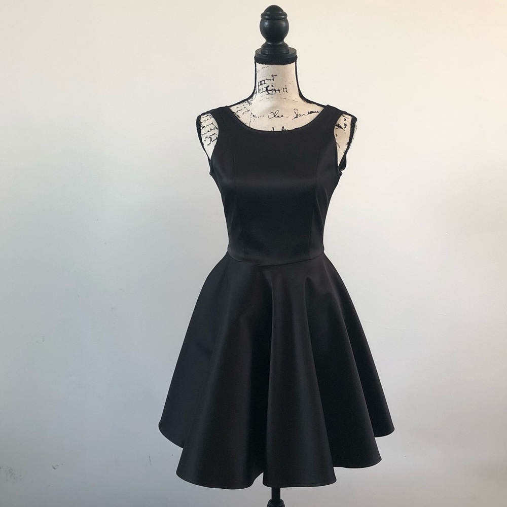 Black Dress Satin size 0
